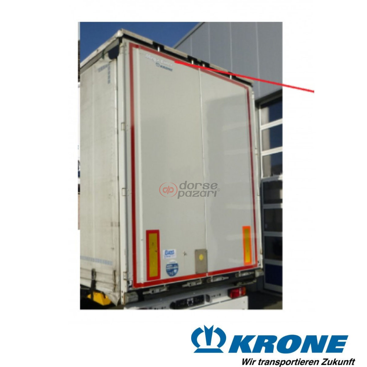 KRONE ARKA KAPI PROFİL SAĞ H:2800/S:800/B:885 -515030480