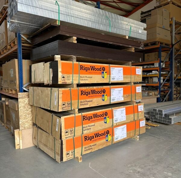 Riga Form 30x1250x2500 mm Plywood Taban Tahtası | Film Kaplı Huş Kontrplak