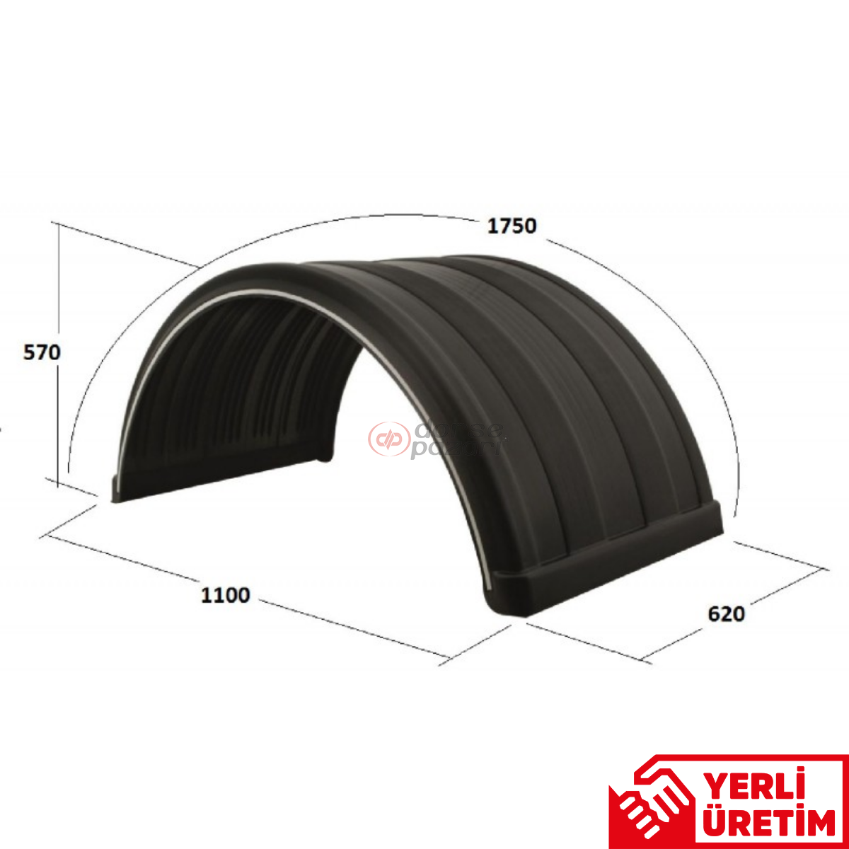 ÇAMURLUK ATEGO KANALLI ŞERİTLİ 62X175-Tr90.9019