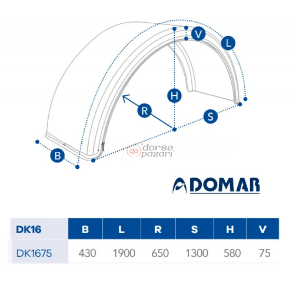 TIRSAN DOMAR ÇAMURLUK YARIM DK 1675 CA 00123
