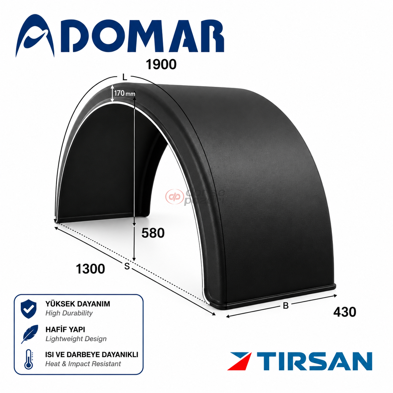 TIRSAN DOMAR ÇAMURLUK DK 1675 CA 00123