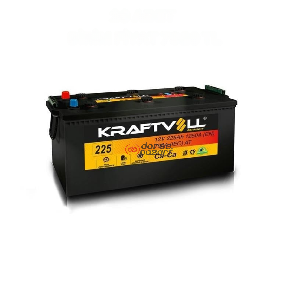 KRAFTVOLL 18020008 AKÜ 12 V 225 AH C (518X279X240) 20 ADET
