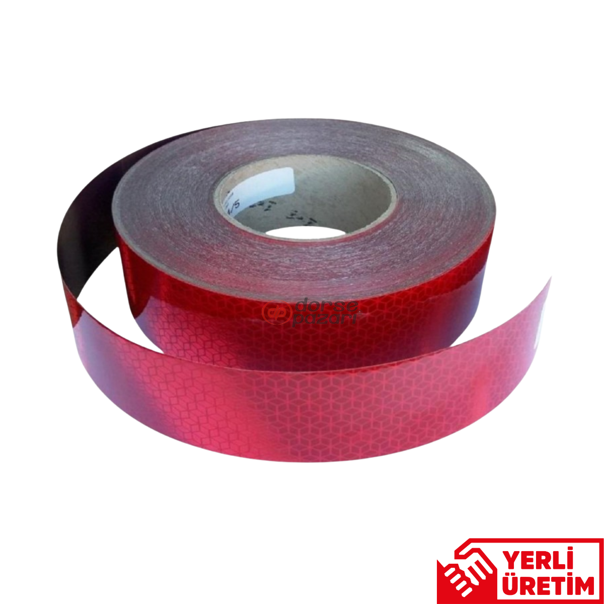 TIRSAN ŞERIT LOGOLU REFLEKTÖR KIRMIZI 50 METRE