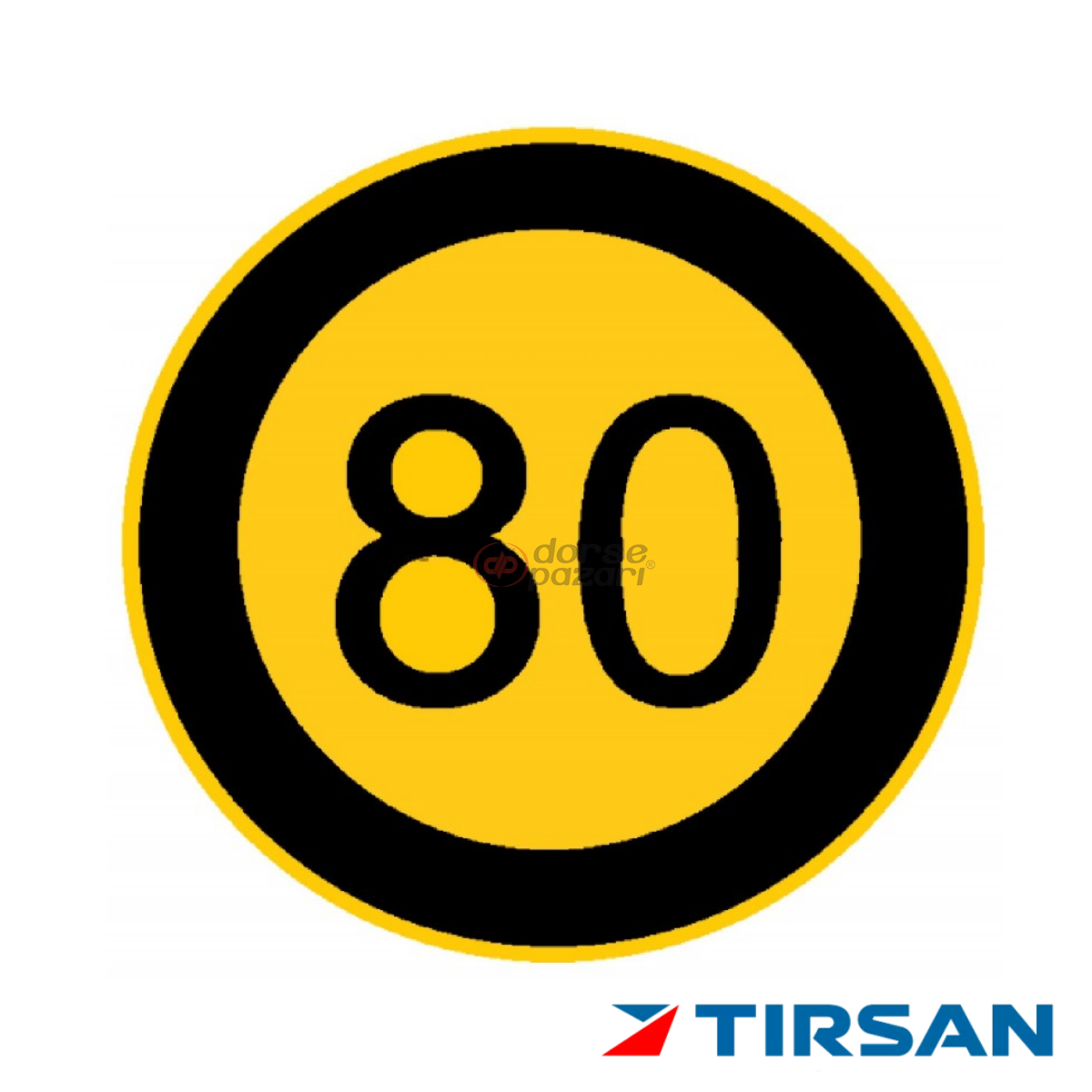 TIRSAN KASSBOHRER 80 HIZ ETIKETI
