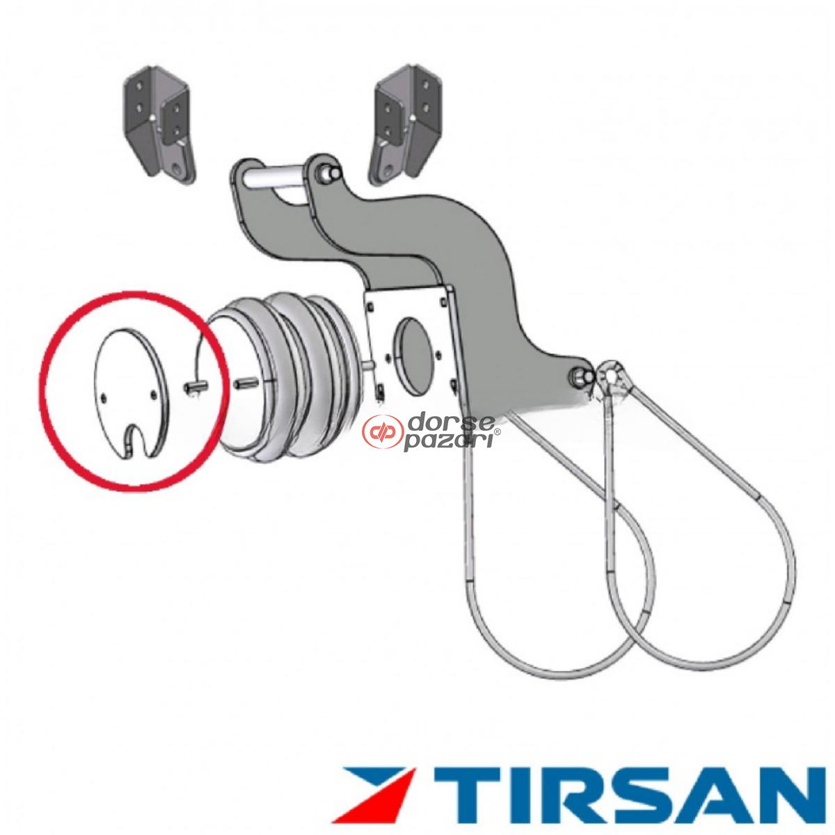 TIRSAN DİNGİL KALDIRMA SACI BK 04960