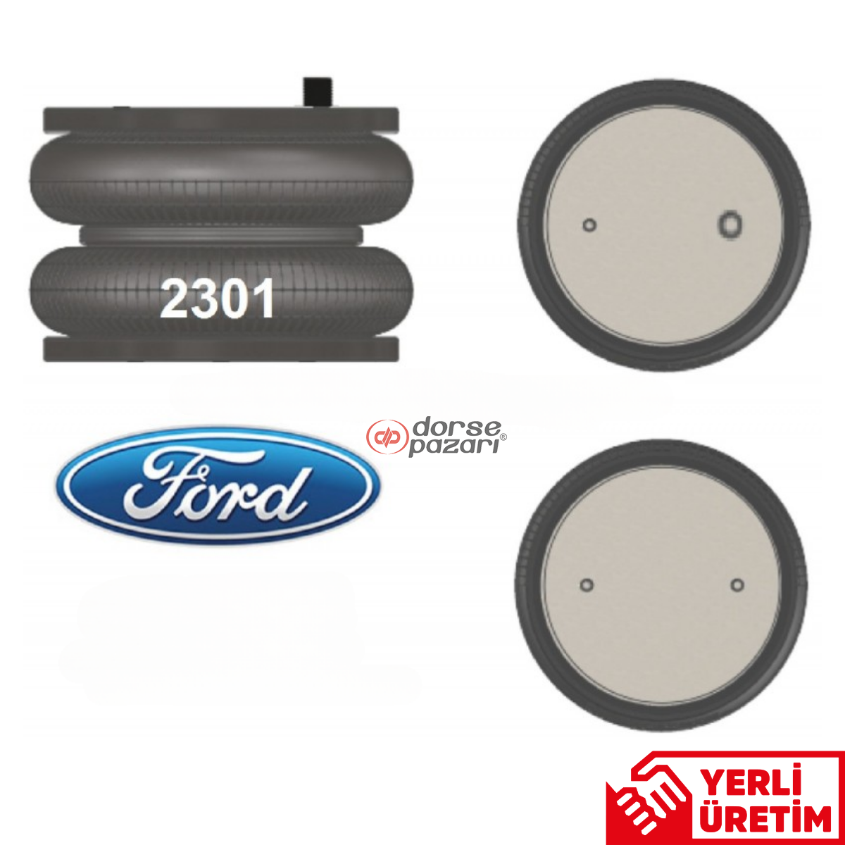 İKİ KA I KÖRÜK FORD KIRKAYAK YÜK KÖRÜĞÜ P30.2301.P01