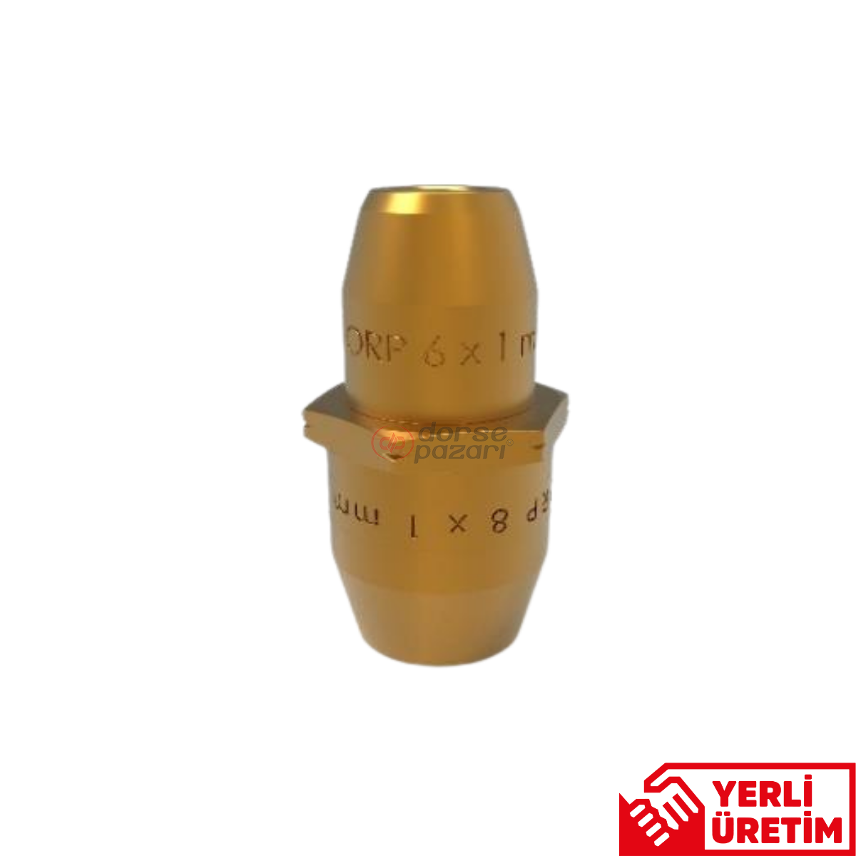 Çift Yönlü Düşürücü (Ø10 x 1,0 - Ø6 x 1,0 mm)