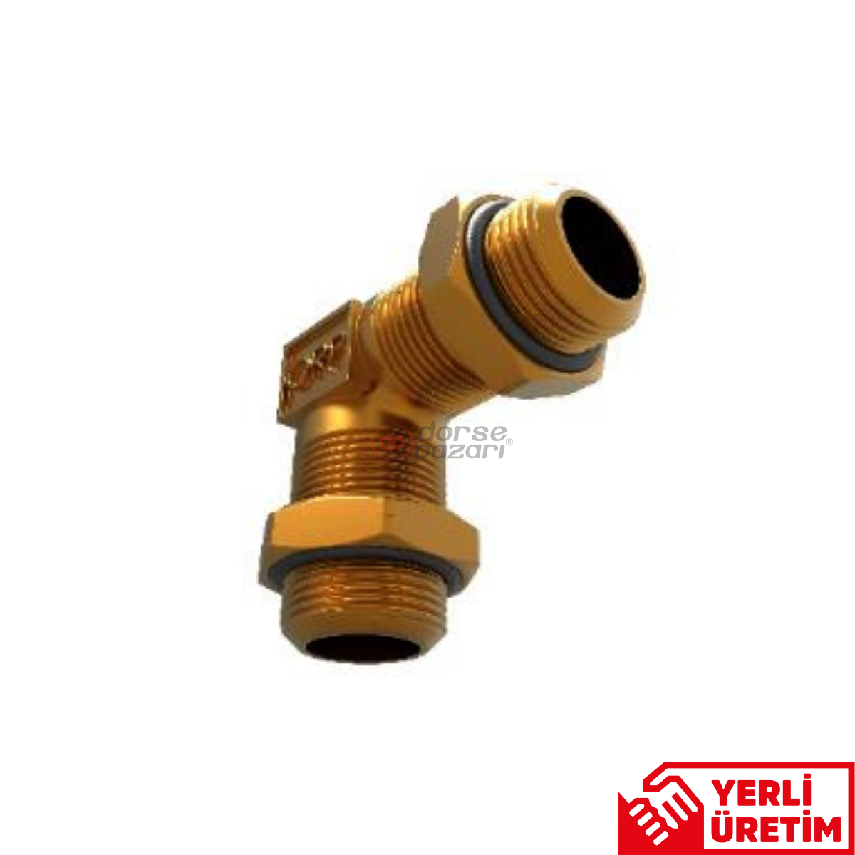90° Şasi Geçiş Dirseği (M22x1,5 - M22x1,5)
