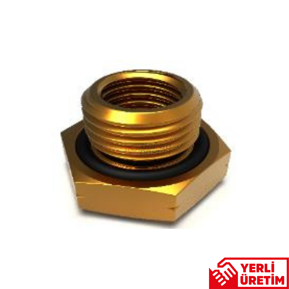 Redüksiyon Sarı (M22x1,5 - 1/4)